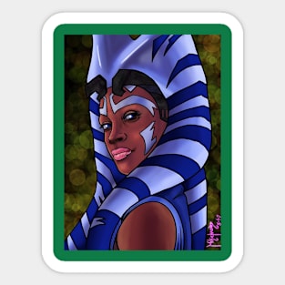 Ahsoka Tano Fan Art Sticker